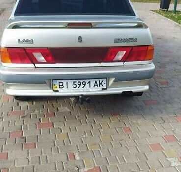 Бежевий ВАЗ 2115 Самара, об'ємом двигуна 1.6 л та пробігом 203 тис. км за 1450 $, фото 5 на Automoto.ua