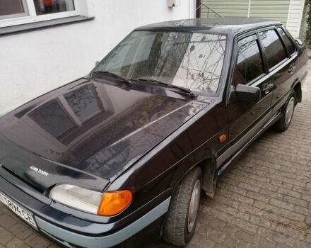 Черный ВАЗ 2115 Самара, объемом двигателя 1.6 л и пробегом 140 тыс. км за 2600 $, фото 2 на Automoto.ua