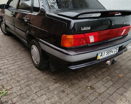 Черный ВАЗ 2115 Самара, объемом двигателя 1.6 л и пробегом 140 тыс. км за 2600 $, фото 4 на Automoto.ua