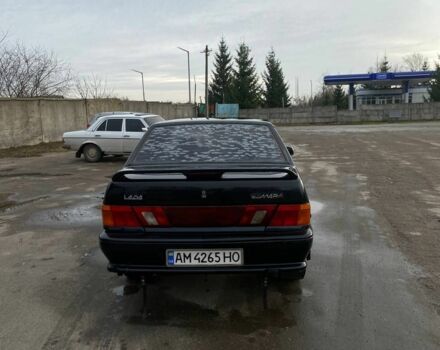 Черный ВАЗ 2115 Самара, объемом двигателя 1.6 л и пробегом 261 тыс. км за 1800 $, фото 2 на Automoto.ua