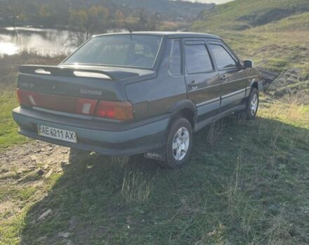 Черный ВАЗ 2115 Самара, объемом двигателя 1.5 л и пробегом 200 тыс. км за 1350 $, фото 3 на Automoto.ua