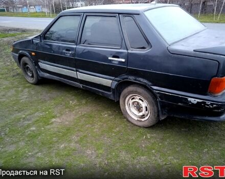 Черный ВАЗ 2115 Самара, объемом двигателя 1.5 л и пробегом 100 тыс. км за 650 $, фото 2 на Automoto.ua