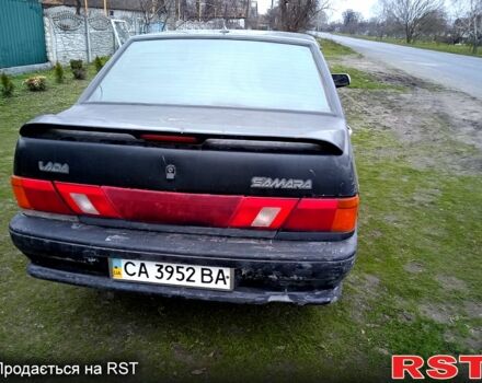 Черный ВАЗ 2115 Самара, объемом двигателя 1.5 л и пробегом 100 тыс. км за 650 $, фото 6 на Automoto.ua