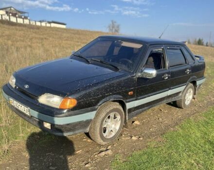 Черный ВАЗ 2115 Самара, объемом двигателя 1.5 л и пробегом 200 тыс. км за 1350 $, фото 1 на Automoto.ua