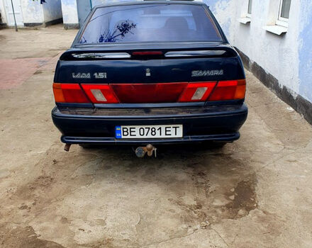 Черный ВАЗ 2115 Самара, объемом двигателя 1.5 л и пробегом 180 тыс. км за 1650 $, фото 4 на Automoto.ua