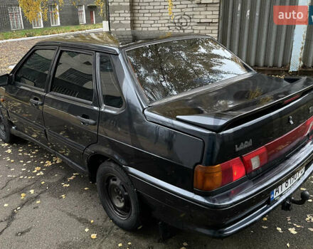 Черный ВАЗ 2115 Самара, объемом двигателя 1.5 л и пробегом 219 тыс. км за 1650 $, фото 1 на Automoto.ua