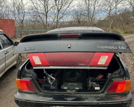 Чорний ВАЗ 2115 Самара, об'ємом двигуна 1.5 л та пробігом 100 тис. км за 2400 $, фото 3 на Automoto.ua