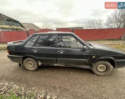 Чорний ВАЗ 2115 Самара, об'ємом двигуна 1.5 л та пробігом 100 тис. км за 2400 $, фото 7 на Automoto.ua