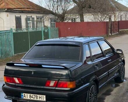 Черный ВАЗ 2115 Самара, объемом двигателя 1.5 л и пробегом 219 тыс. км за 2650 $, фото 4 на Automoto.ua