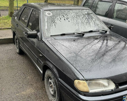 Черный ВАЗ 2115 Самара, объемом двигателя 1.5 л и пробегом 261 тыс. км за 2000 $, фото 5 на Automoto.ua