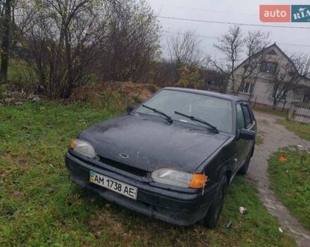 Черный ВАЗ 2115 Самара, объемом двигателя 1.5 л и пробегом 300 тыс. км за 1300 $, фото 2 на Automoto.ua