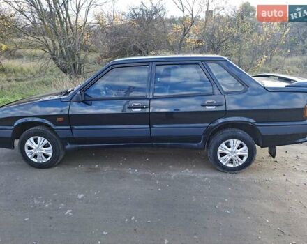 Черный ВАЗ 2115 Самара, объемом двигателя 1.5 л и пробегом 250 тыс. км за 2300 $, фото 1 на Automoto.ua