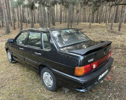 Черный ВАЗ 2115 Самара, объемом двигателя 1.5 л и пробегом 200 тыс. км за 1399 $, фото 5 на Automoto.ua