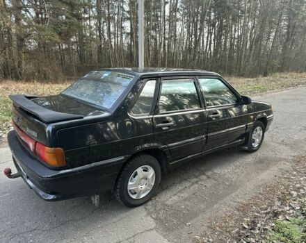 Черный ВАЗ 2115 Самара, объемом двигателя 1.5 л и пробегом 200 тыс. км за 1399 $, фото 4 на Automoto.ua