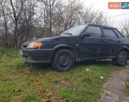 Черный ВАЗ 2115 Самара, объемом двигателя 1.5 л и пробегом 300 тыс. км за 1300 $, фото 4 на Automoto.ua