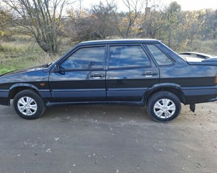 Черный ВАЗ 2115 Самара, объемом двигателя 1.5 л и пробегом 250 тыс. км за 2400 $, фото 2 на Automoto.ua