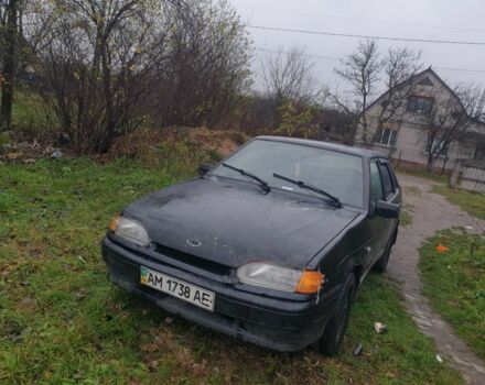 Черный ВАЗ 2115 Самара, объемом двигателя 1.5 л и пробегом 300 тыс. км за 1300 $, фото 3 на Automoto.ua