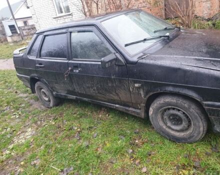 Черный ВАЗ 2115 Самара, объемом двигателя 1.5 л и пробегом 300 тыс. км за 1300 $, фото 4 на Automoto.ua