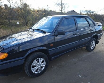 Черный ВАЗ 2115 Самара, объемом двигателя 1.5 л и пробегом 250 тыс. км за 2400 $, фото 1 на Automoto.ua