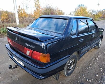 Черный ВАЗ 2115 Самара, объемом двигателя 1.5 л и пробегом 250 тыс. км за 2400 $, фото 5 на Automoto.ua