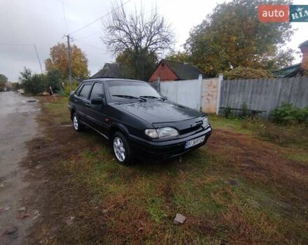 Черный ВАЗ 2115 Самара, объемом двигателя 1.5 л и пробегом 250 тыс. км за 1499 $, фото 1 на Automoto.ua
