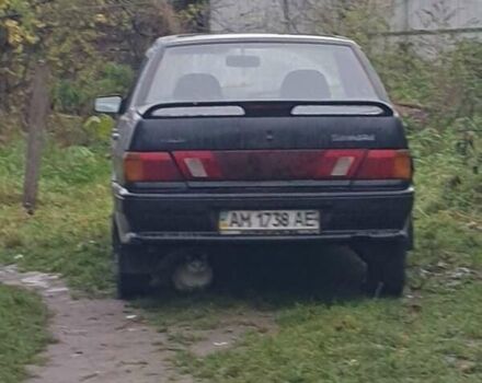 Черный ВАЗ 2115 Самара, объемом двигателя 1.5 л и пробегом 300 тыс. км за 1300 $, фото 1 на Automoto.ua