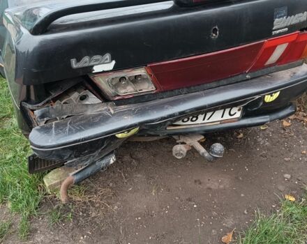 Черный ВАЗ 2115 Самара, объемом двигателя 1.5 л и пробегом 290 тыс. км за 1000 $, фото 4 на Automoto.ua