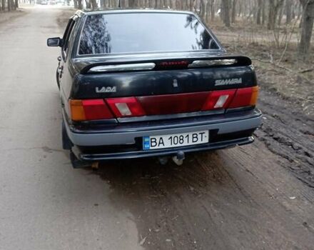 Черный ВАЗ 2115 Самара, объемом двигателя 1.5 л и пробегом 242 тыс. км за 2000 $, фото 5 на Automoto.ua