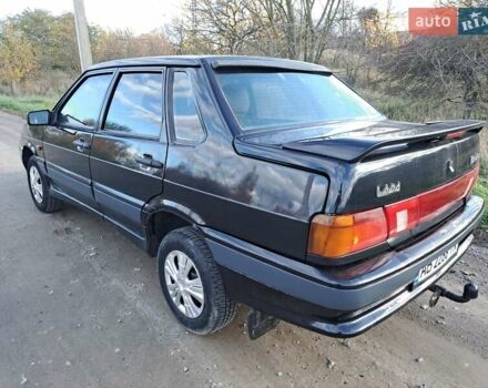 Черный ВАЗ 2115 Самара, объемом двигателя 1.5 л и пробегом 250 тыс. км за 2300 $, фото 9 на Automoto.ua