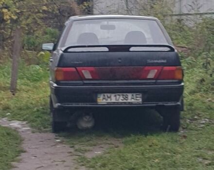 Черный ВАЗ 2115 Самара, объемом двигателя 1.5 л и пробегом 300 тыс. км за 1300 $, фото 2 на Automoto.ua