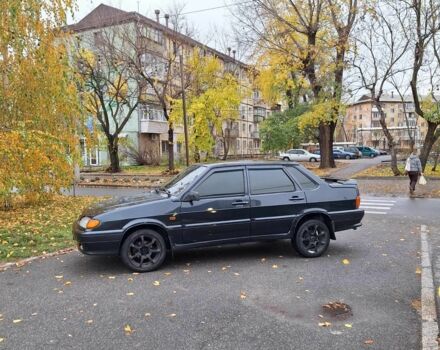 Черный ВАЗ 2115 Самара, объемом двигателя 1.5 л и пробегом 309 тыс. км за 2800 $, фото 1 на Automoto.ua