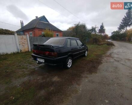 Черный ВАЗ 2115 Самара, объемом двигателя 1.5 л и пробегом 250 тыс. км за 1499 $, фото 4 на Automoto.ua