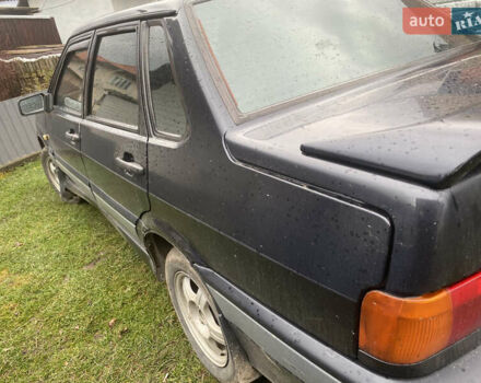 Чорний ВАЗ 2115 Самара, об'ємом двигуна 1.5 л та пробігом 111 тис. км за 1400 $, фото 1 на Automoto.ua