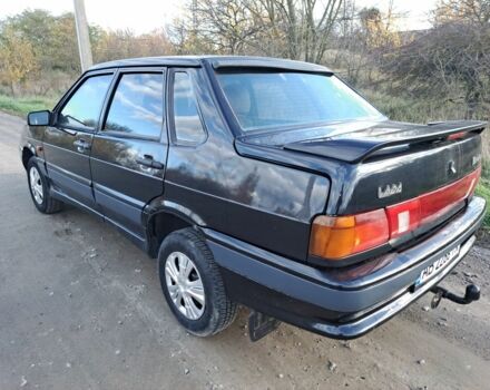 Черный ВАЗ 2115 Самара, объемом двигателя 1.5 л и пробегом 250 тыс. км за 2400 $, фото 3 на Automoto.ua