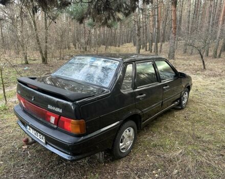 Черный ВАЗ 2115 Самара, объемом двигателя 1.5 л и пробегом 200 тыс. км за 1399 $, фото 2 на Automoto.ua