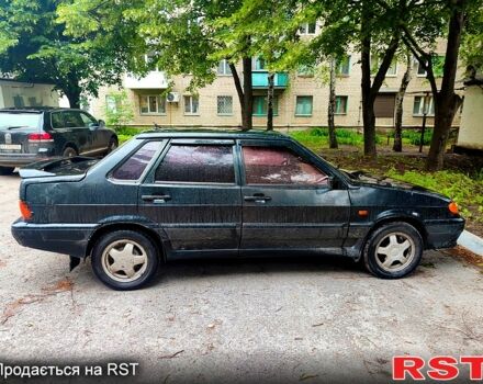 Черный ВАЗ 2115 Самара, объемом двигателя 1.5 л и пробегом 350 тыс. км за 850 $, фото 5 на Automoto.ua