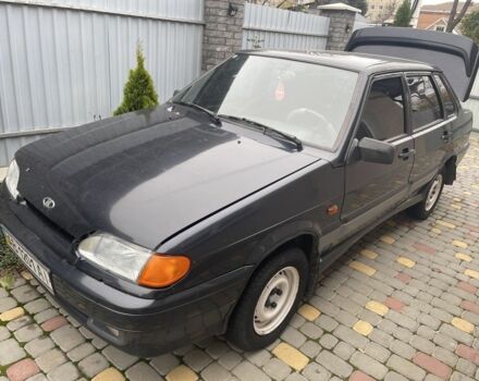 Черный ВАЗ 2115 Самара, объемом двигателя 1.5 л и пробегом 130 тыс. км за 1850 $, фото 1 на Automoto.ua