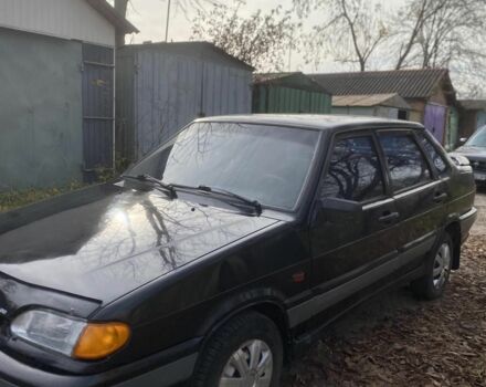 Черный ВАЗ 2115 Самара, объемом двигателя 1.5 л и пробегом 315 тыс. км за 1350 $, фото 3 на Automoto.ua