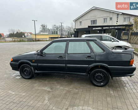 Черный ВАЗ 2115 Самара, объемом двигателя 1.5 л и пробегом 169 тыс. км за 1300 $, фото 7 на Automoto.ua