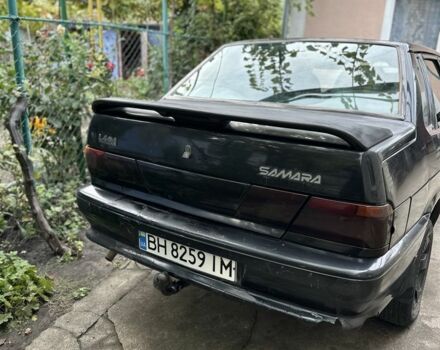 Черный ВАЗ 2115 Самара, объемом двигателя 1.5 л и пробегом 250 тыс. км за 1100 $, фото 1 на Automoto.ua