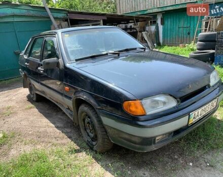 Черный ВАЗ 2115 Самара, объемом двигателя 1.5 л и пробегом 137 тыс. км за 1200 $, фото 1 на Automoto.ua