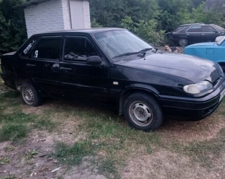 Черный ВАЗ 2115 Самара, объемом двигателя 1.5 л и пробегом 180 тыс. км за 700 $, фото 1 на Automoto.ua