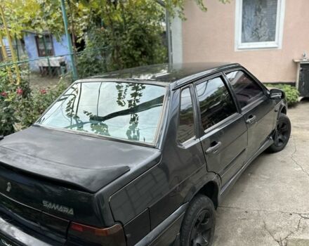 Черный ВАЗ 2115 Самара, объемом двигателя 1.5 л и пробегом 250 тыс. км за 1100 $, фото 2 на Automoto.ua