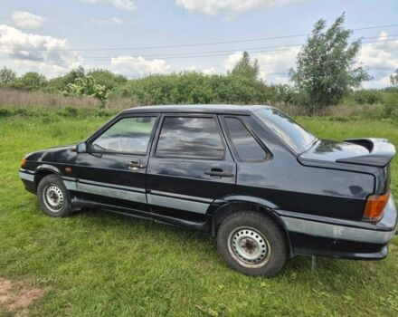 Черный ВАЗ 2115 Самара, объемом двигателя 1.6 л и пробегом 218 тыс. км за 1500 $, фото 1 на Automoto.ua