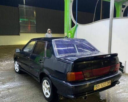 Черный ВАЗ 2115 Самара, объемом двигателя 1.5 л и пробегом 198 тыс. км за 1700 $, фото 2 на Automoto.ua