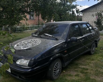 Чорний ВАЗ 2115 Самара, об'ємом двигуна 1.5 л та пробігом 210 тис. км за 1750 $, фото 4 на Automoto.ua