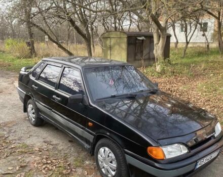 Черный ВАЗ 2115 Самара, объемом двигателя 1.5 л и пробегом 315 тыс. км за 1350 $, фото 1 на Automoto.ua