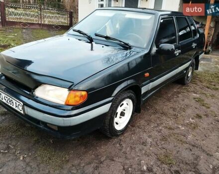 Черный ВАЗ 2115 Самара, объемом двигателя 1.5 л и пробегом 130 тыс. км за 1750 $, фото 7 на Automoto.ua