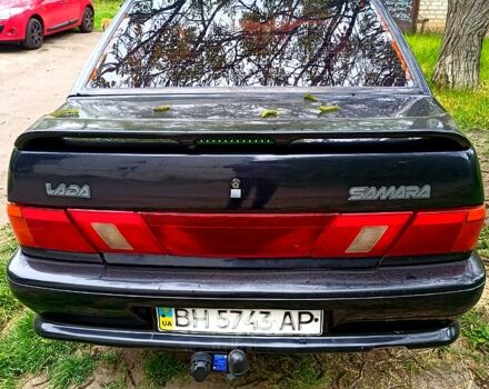 Черный ВАЗ 2115 Самара, объемом двигателя 1.5 л и пробегом 300 тыс. км за 1500 $, фото 2 на Automoto.ua