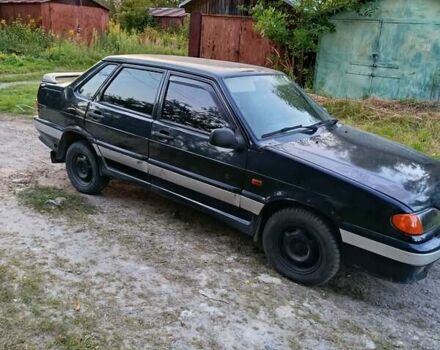 Чорний ВАЗ 2115 Самара, об'ємом двигуна 1.5 л та пробігом 100 тис. км за 1100 $, фото 1 на Automoto.ua